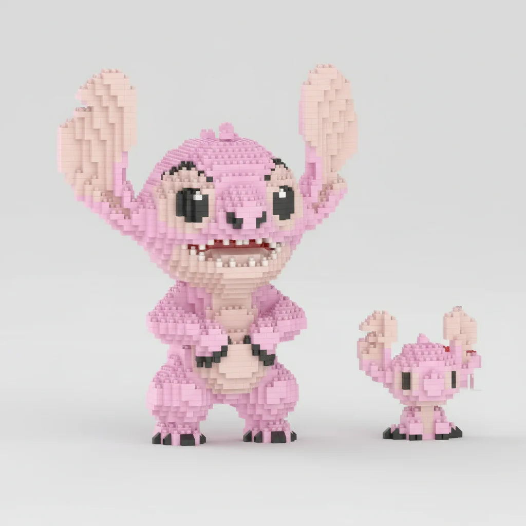 Cute Pink Creature | Building Blocks