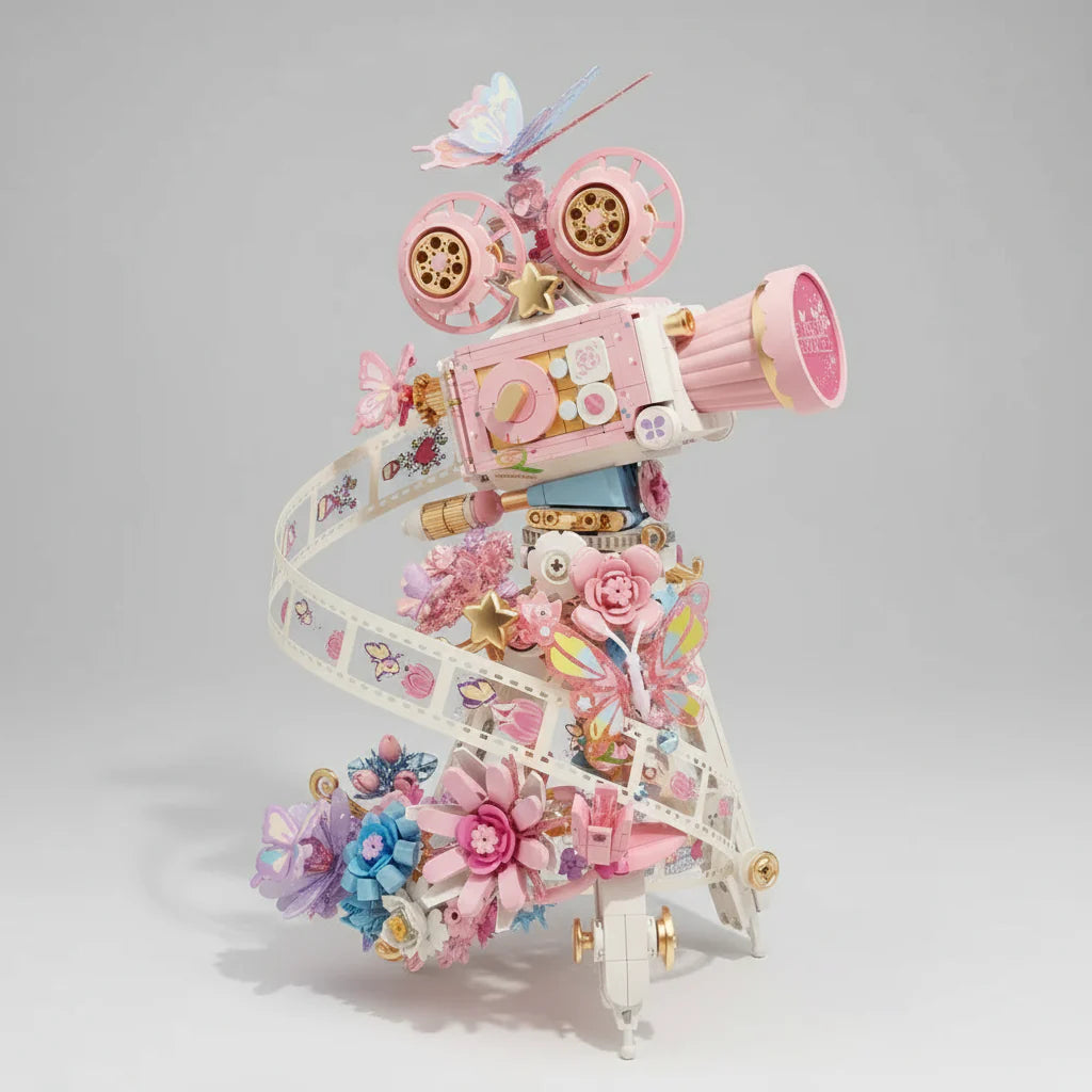 Pink film camera | Building blocks