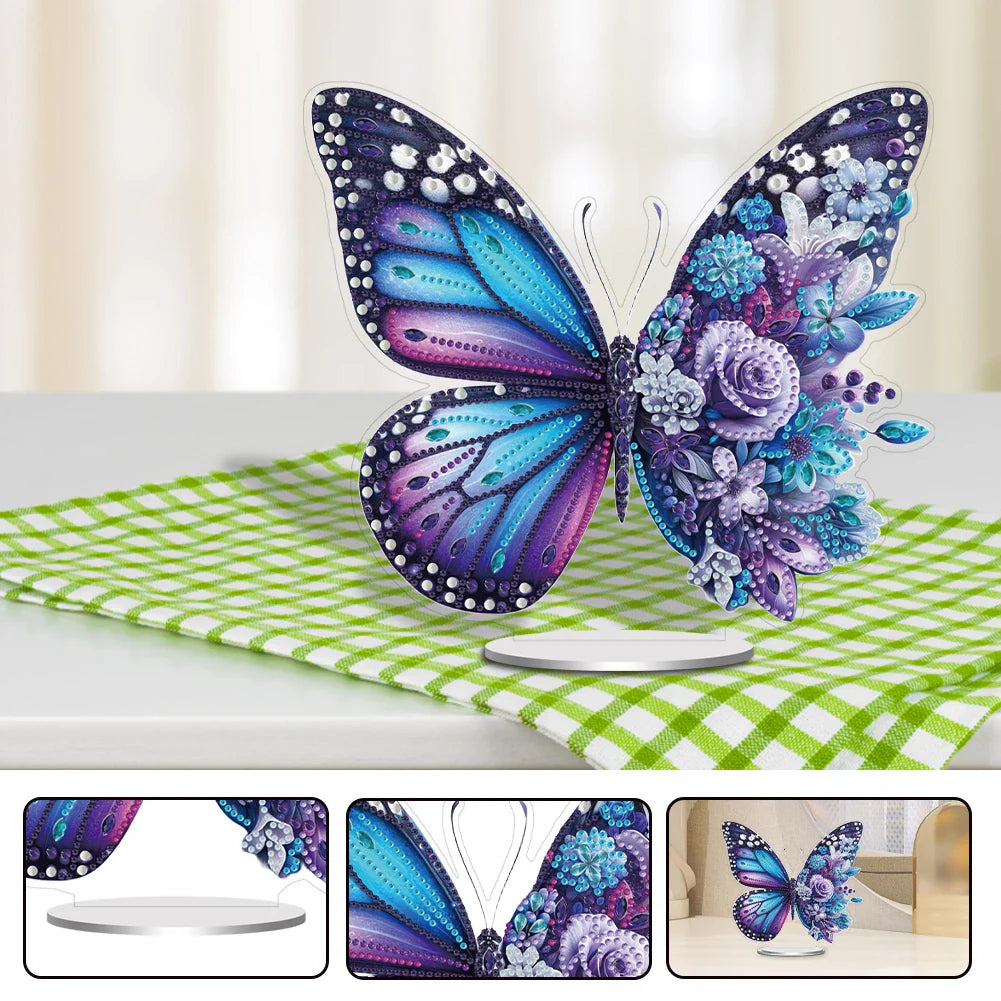 5D Purple butterfly | Diamond painting
