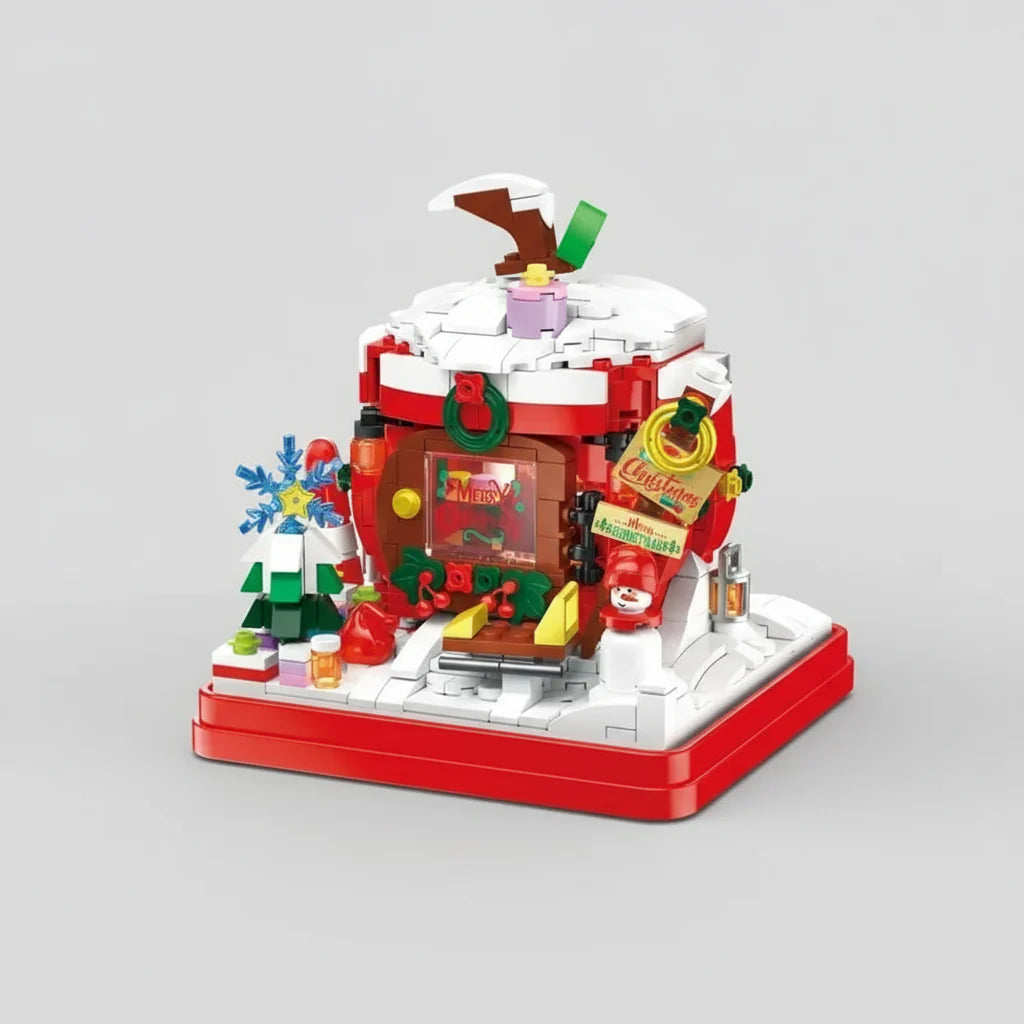 Christmas Apple in Gift Box | Building Blocks