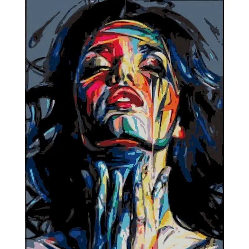 Abstract Woman | Paint by Numbers