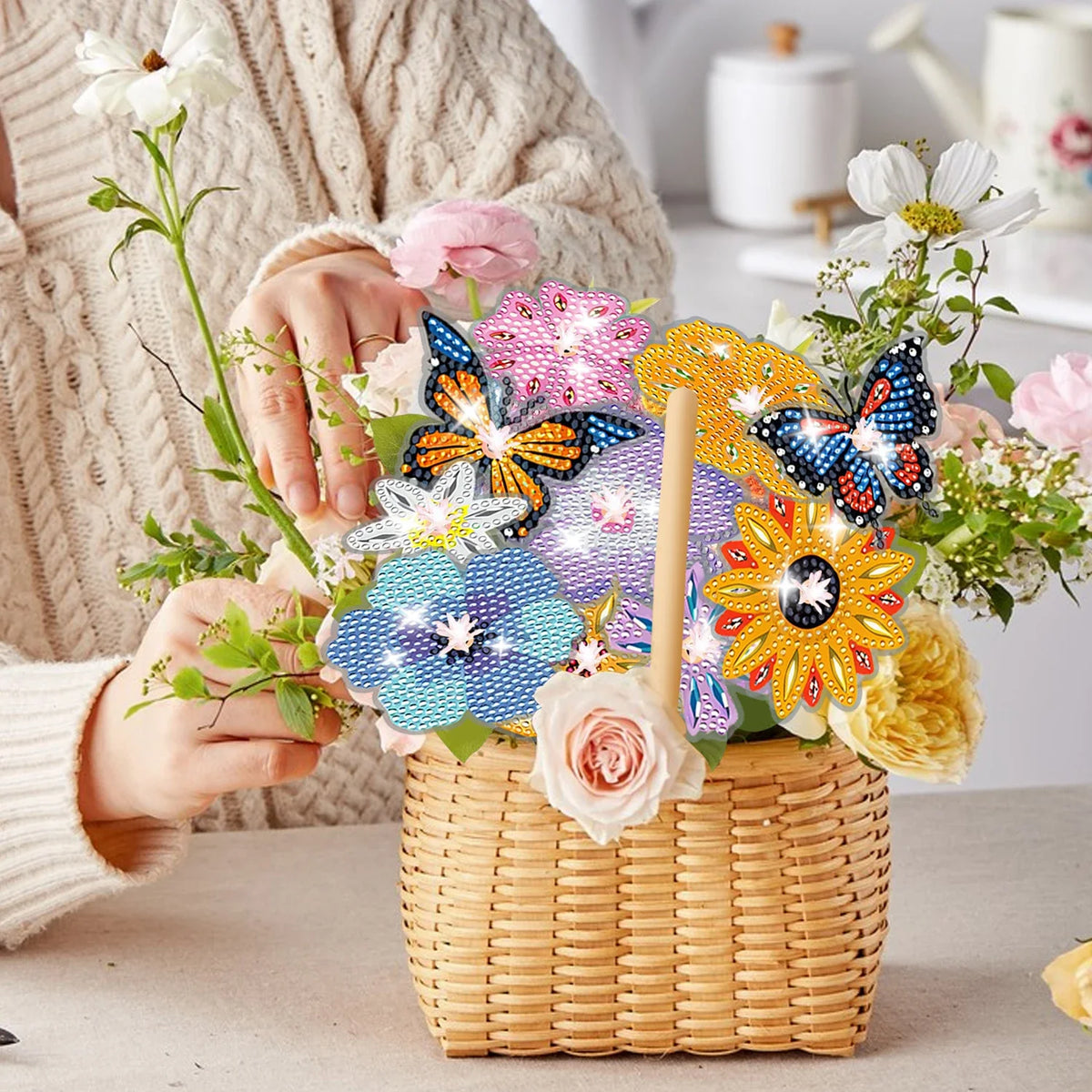 Beautiful flower bouquet | Diamond painting