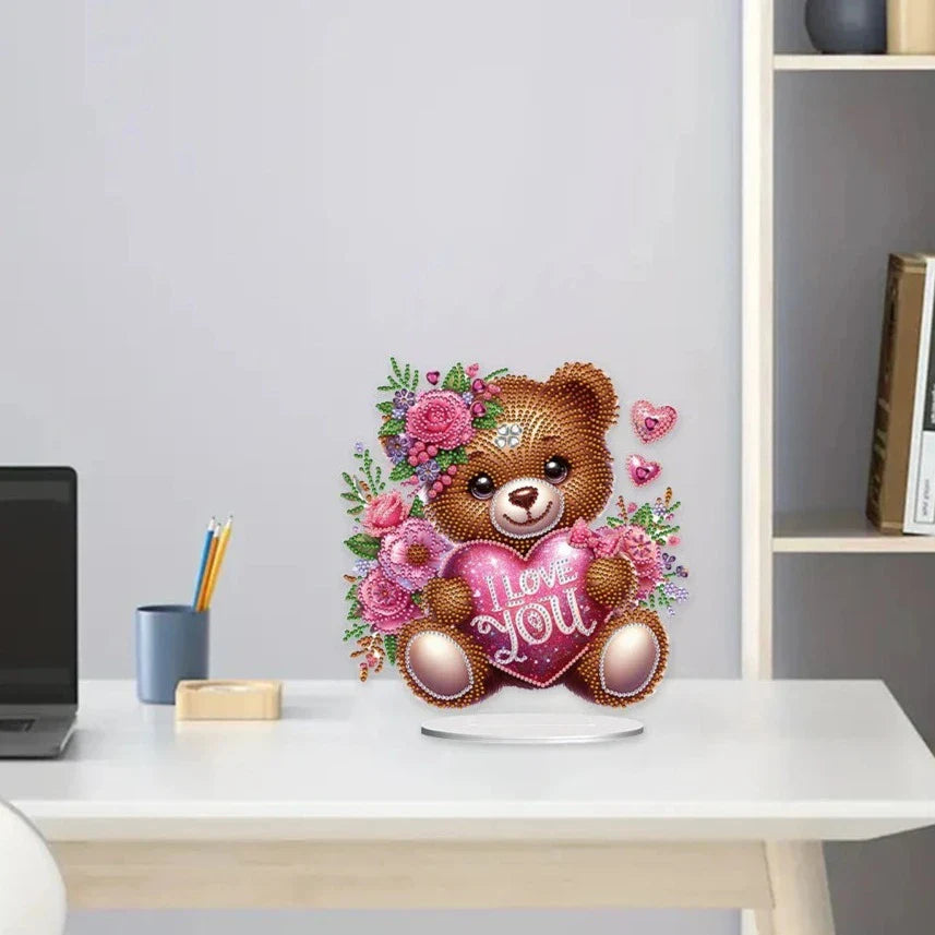 5D Brown bear | Diamond painting