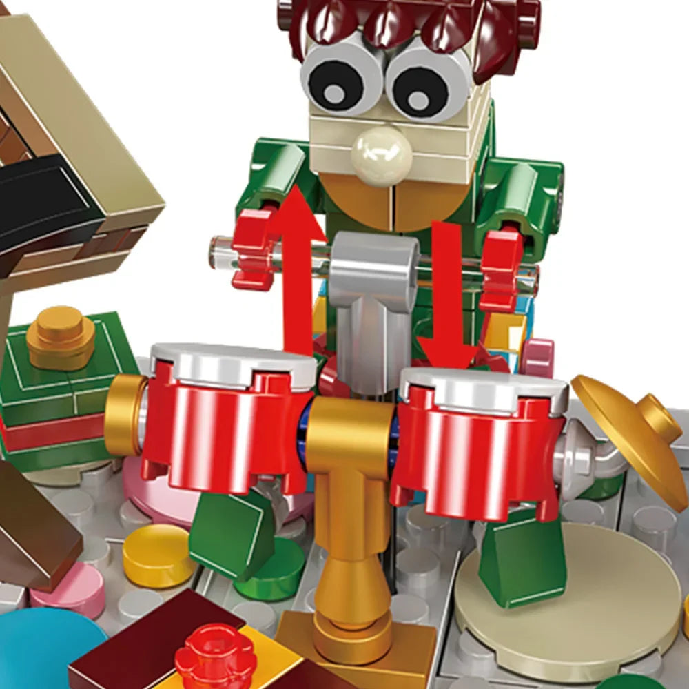 Musical Christmas village | Building Blocks