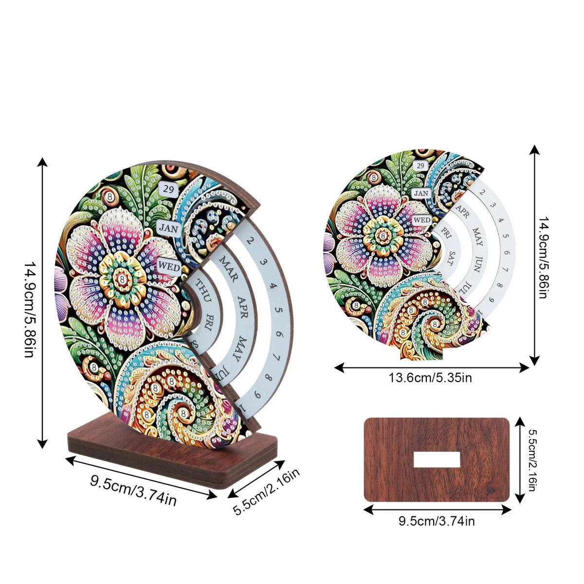 Flower | Calendar | Diamond painting