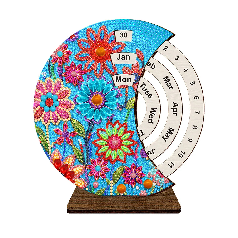 Flowers | Calendar | Diamond painting