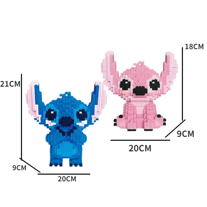 Shy pink creature | Building blocks