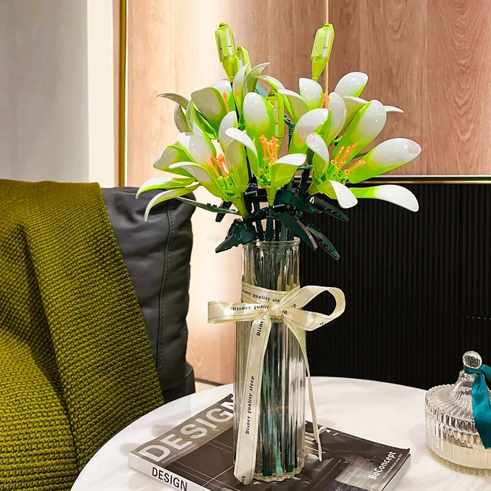White lilies | Building blocks