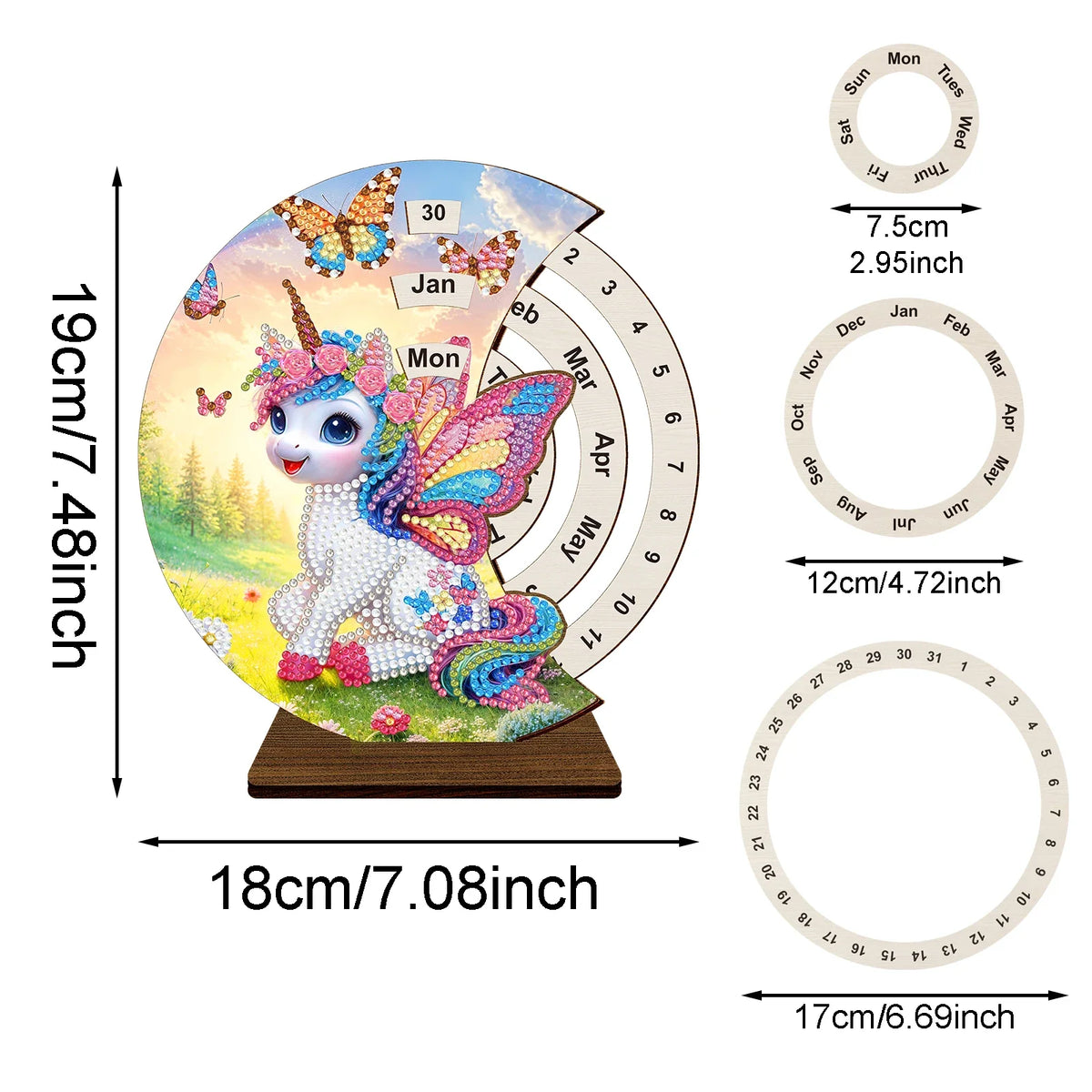 Unicorn | Calendar | Diamond painting