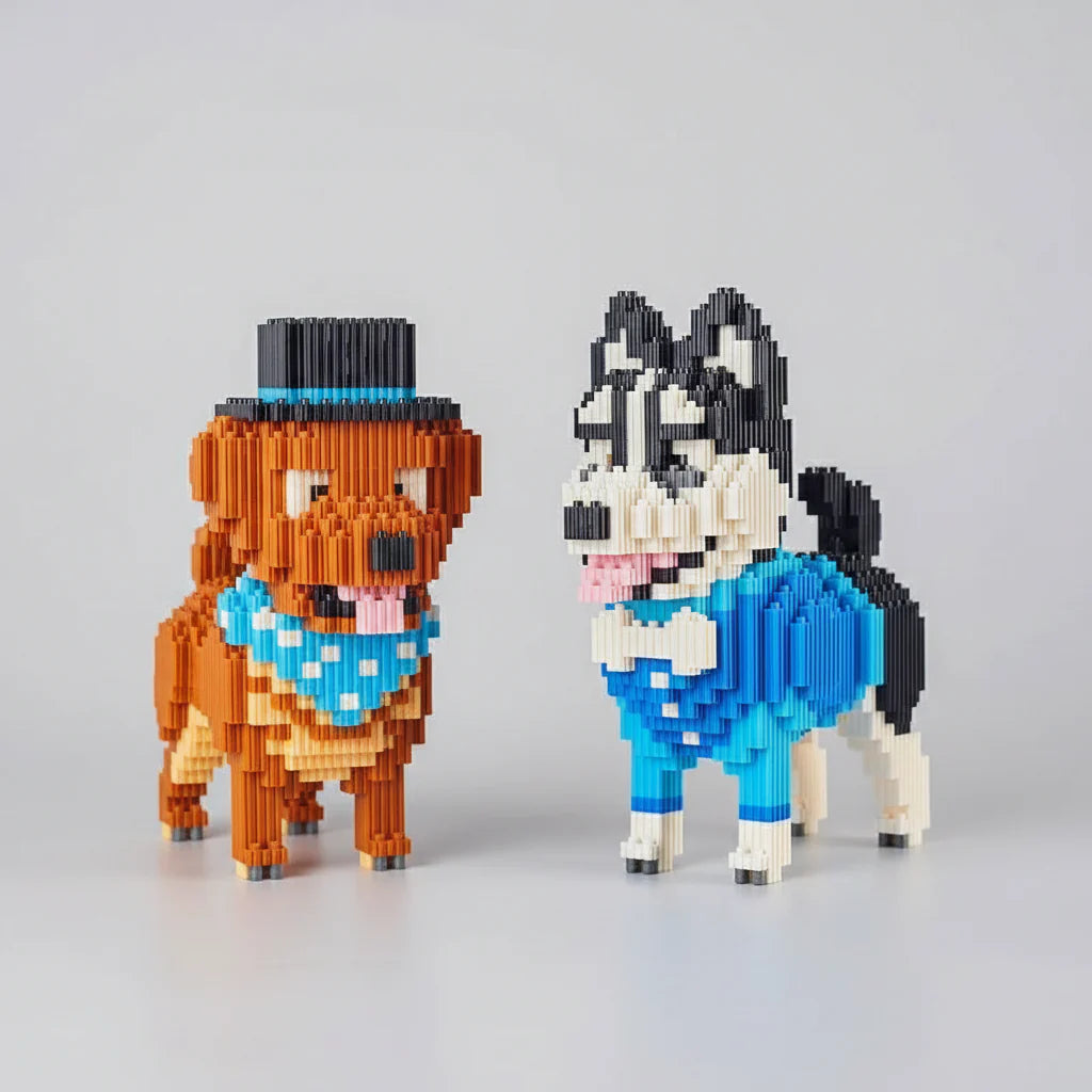 Dog with Hat | Building Blocks