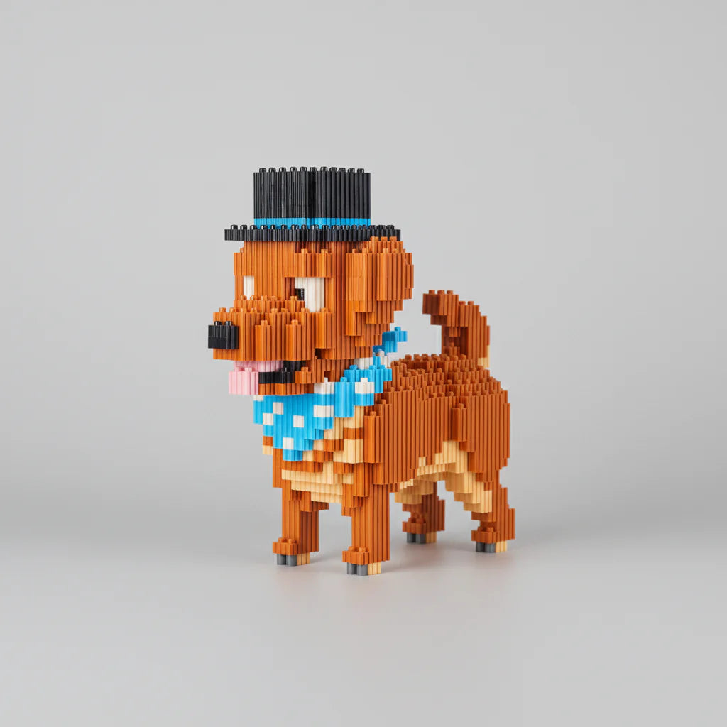 Dog with Hat | Building Blocks