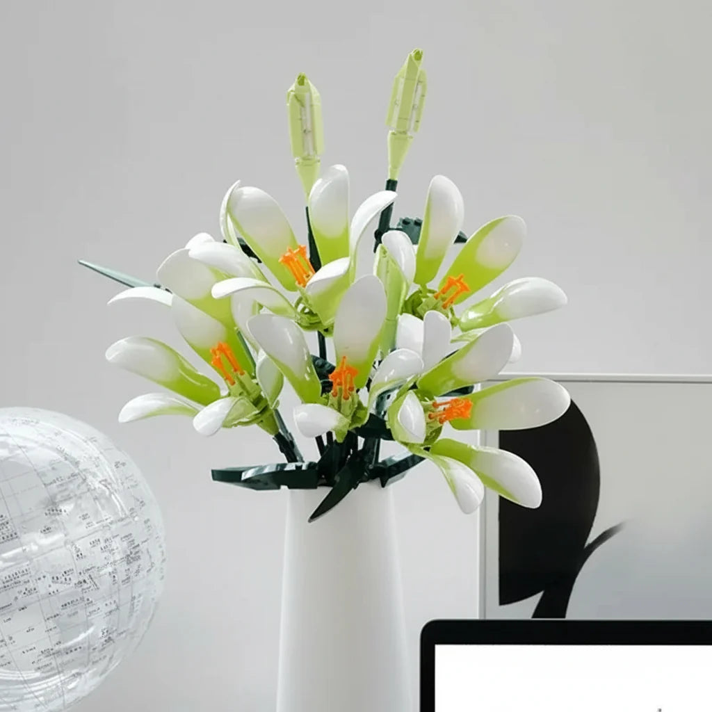 White lilies | Building blocks