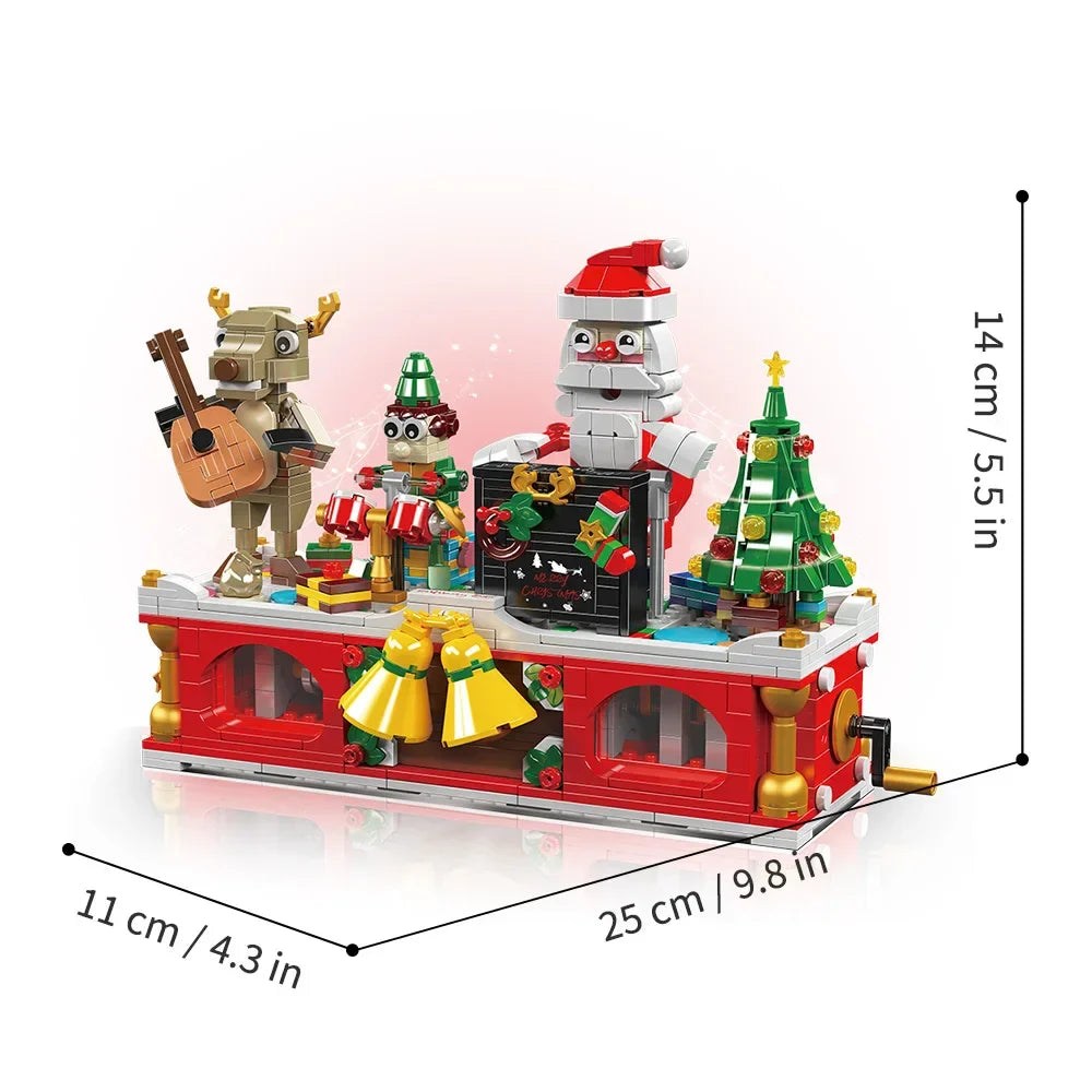 Musical Christmas village | Building Blocks