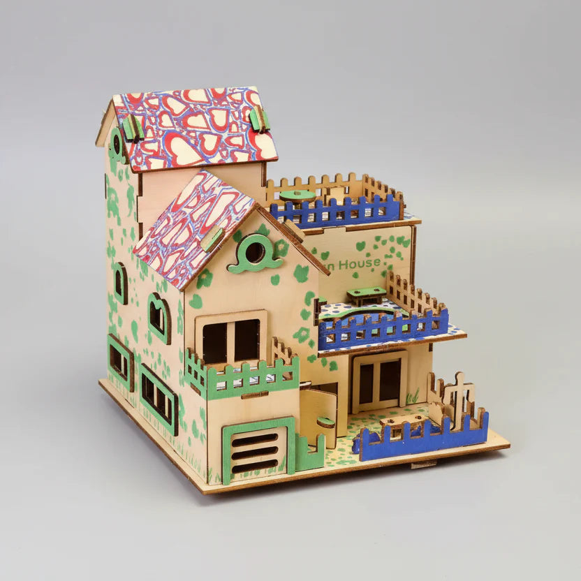 House | Wooden Construction Kit