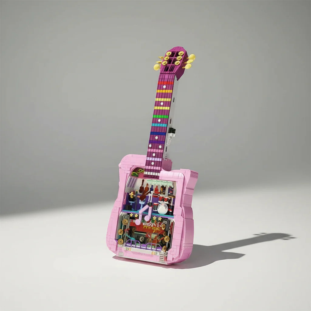 Mega pink guitar | Building blocks