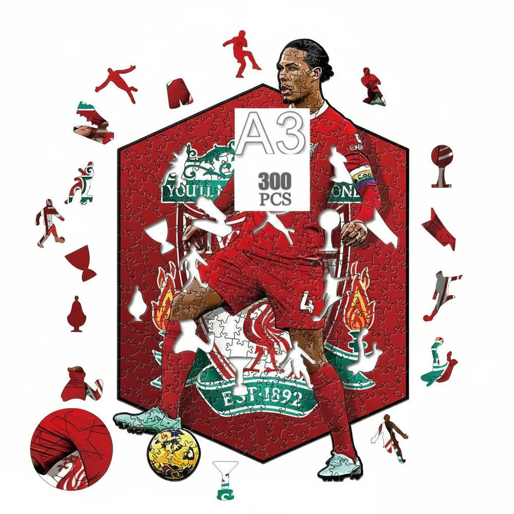 Virgil van Dijk | Wooden Puzzle