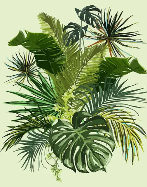 Leaves | Paint by Numbers
