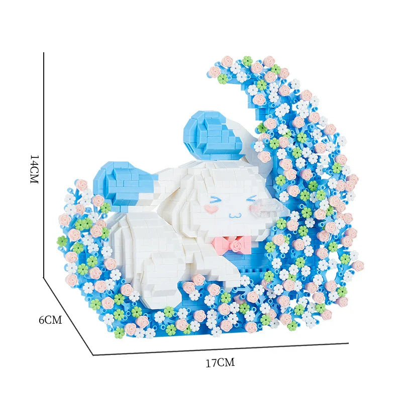 Animals on Flowers | Building Blocks