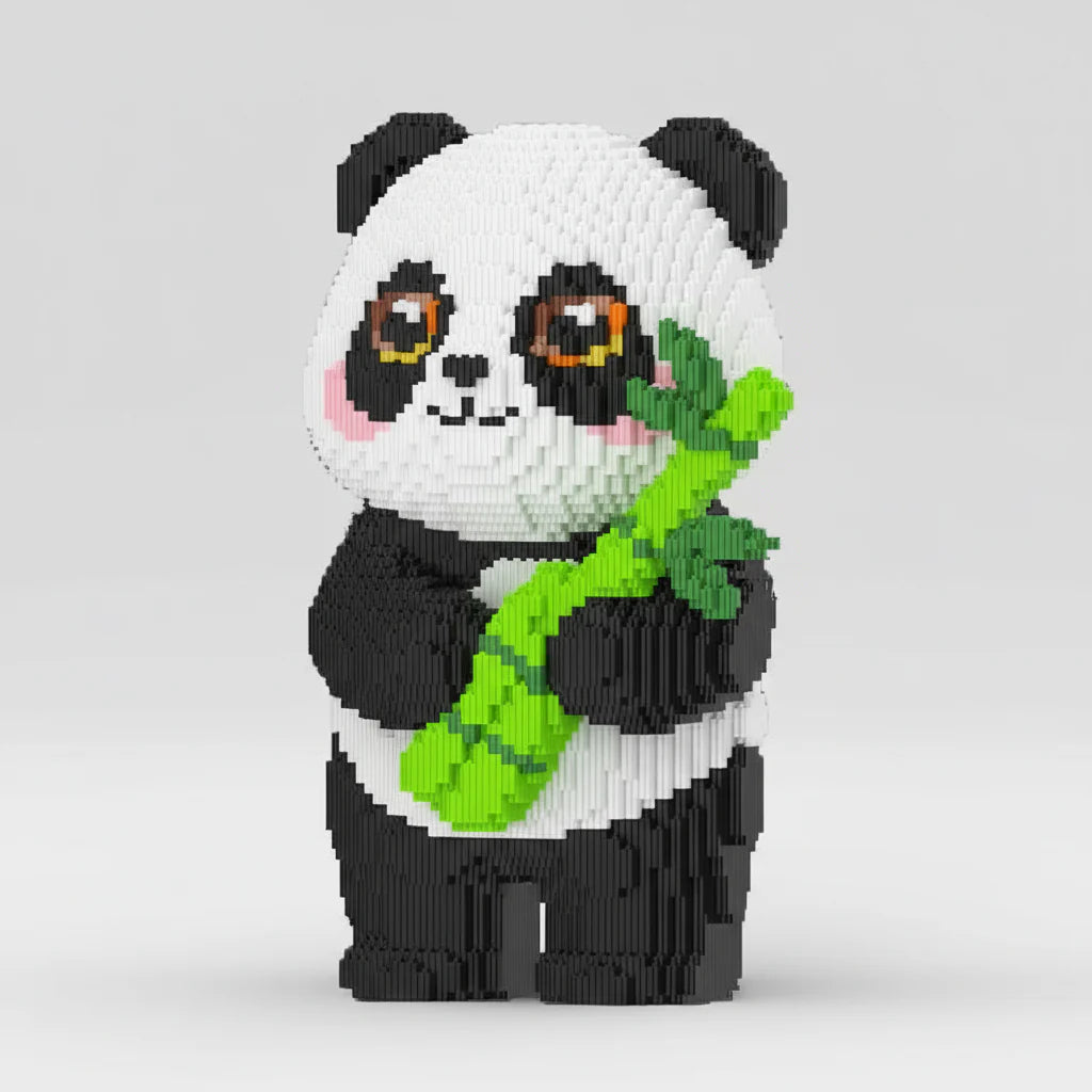 MEGA Panda with Bamboo | Building Blocks