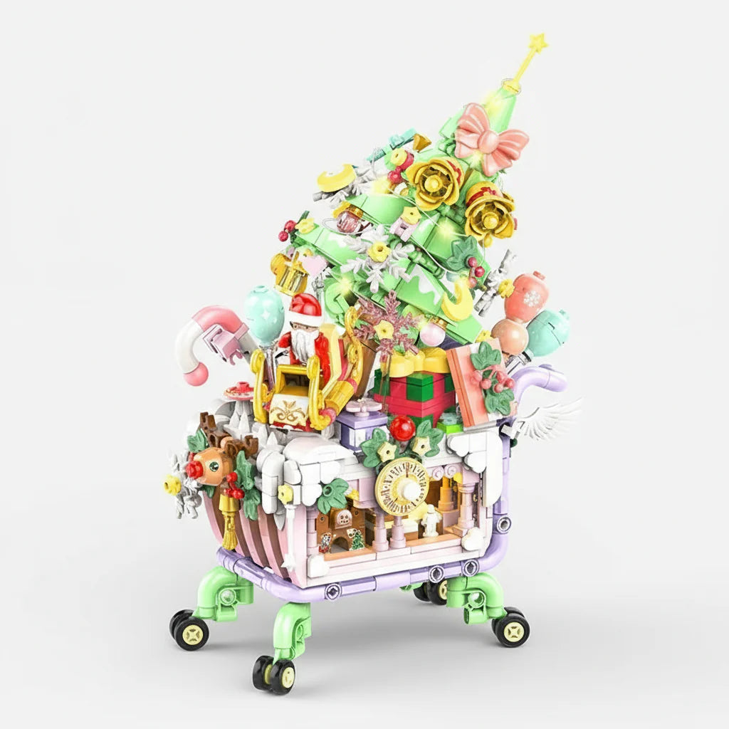 Christmas shopping cart | Building blocks