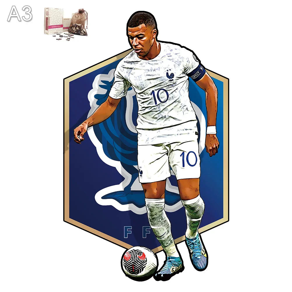 Mbappé France | Wooden Puzzle
