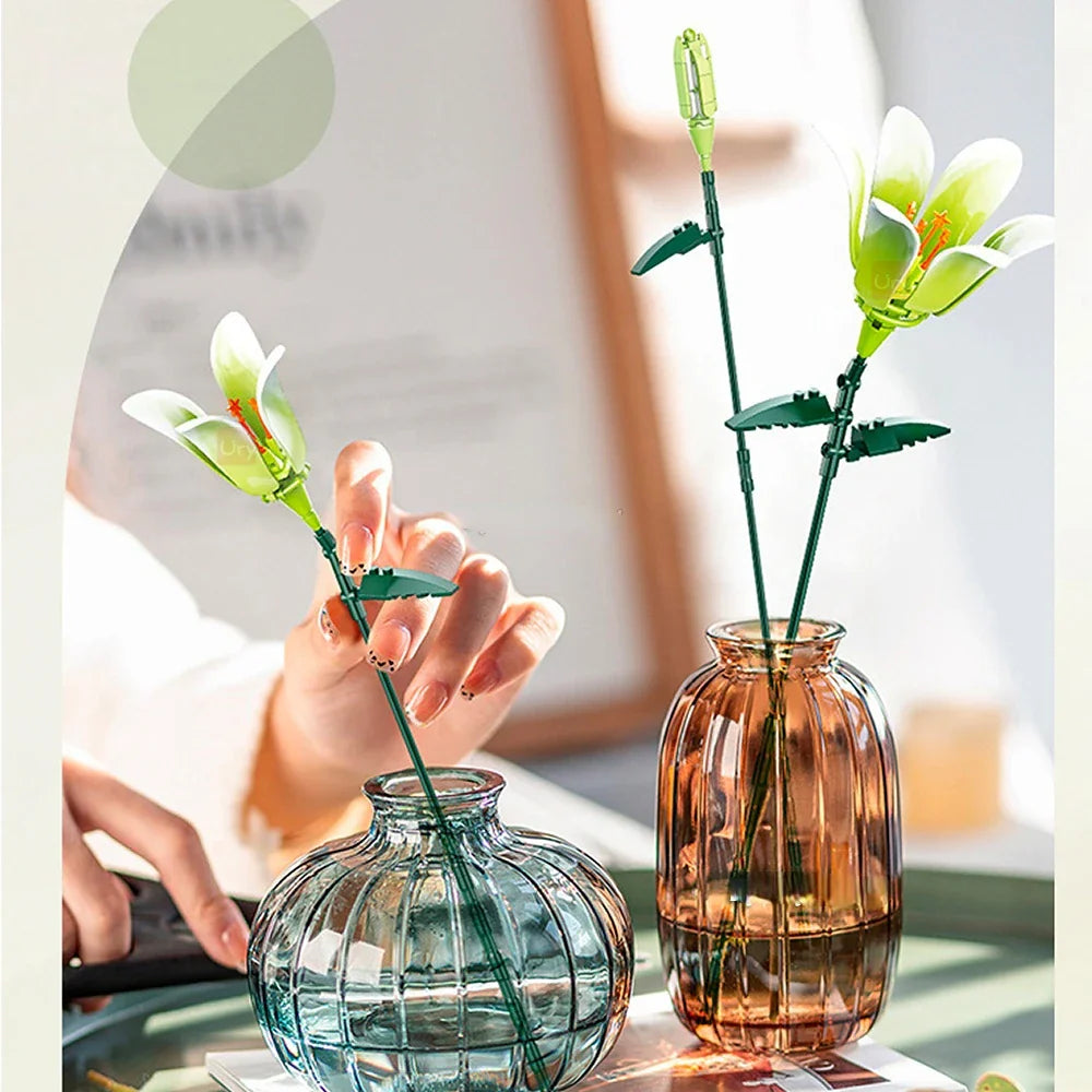White lilies | Building blocks