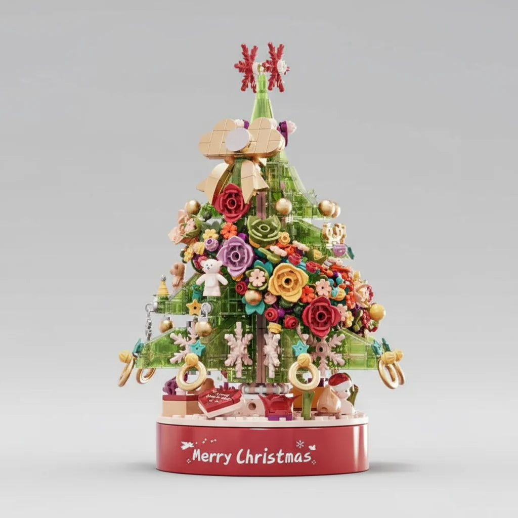 Christmas tree music box | Building blocks
