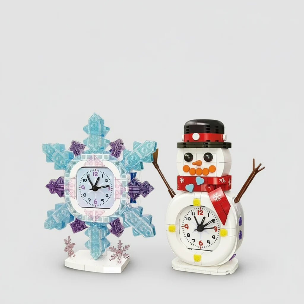 Snowman clock | Building Blocks