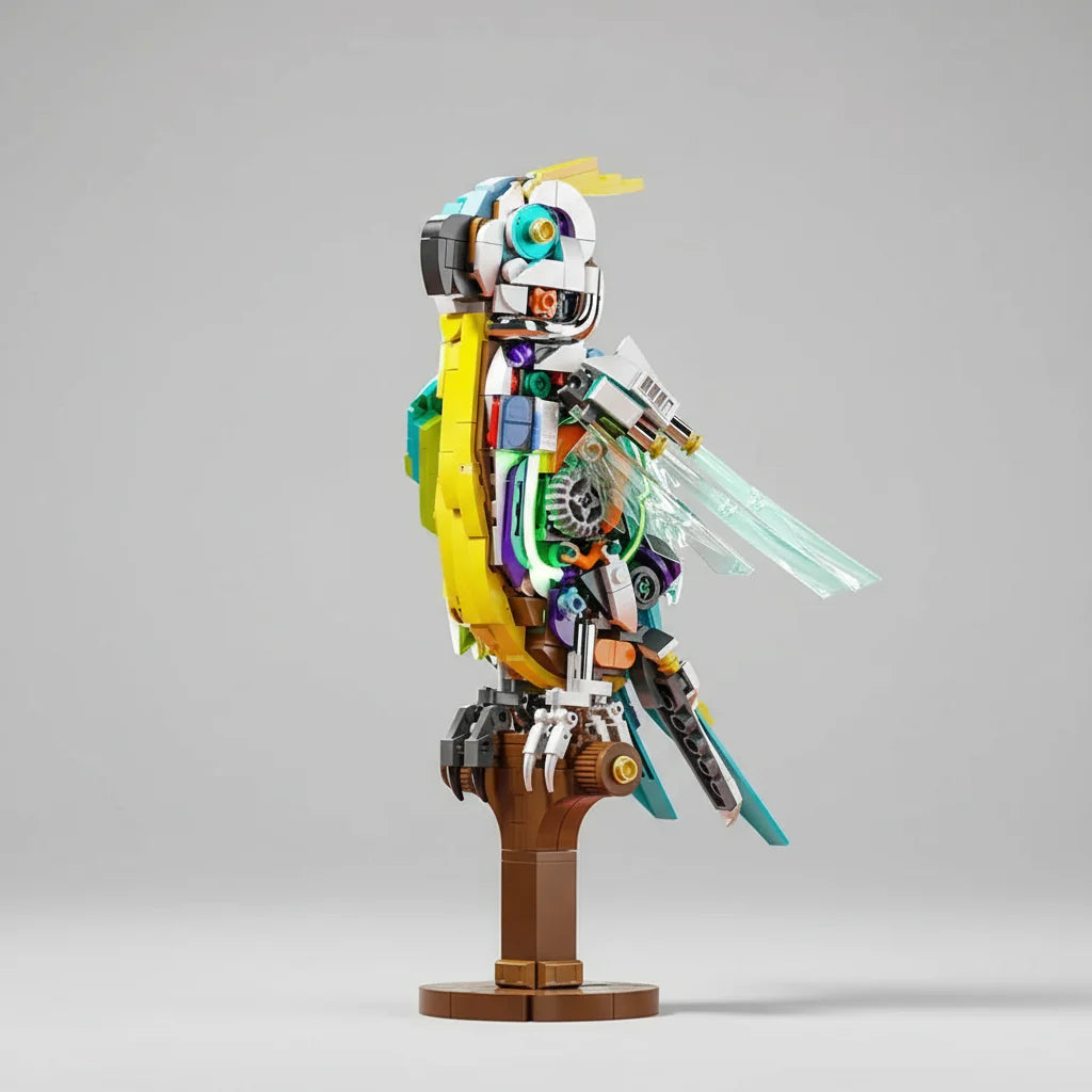 Moving parrot | Building Blocks