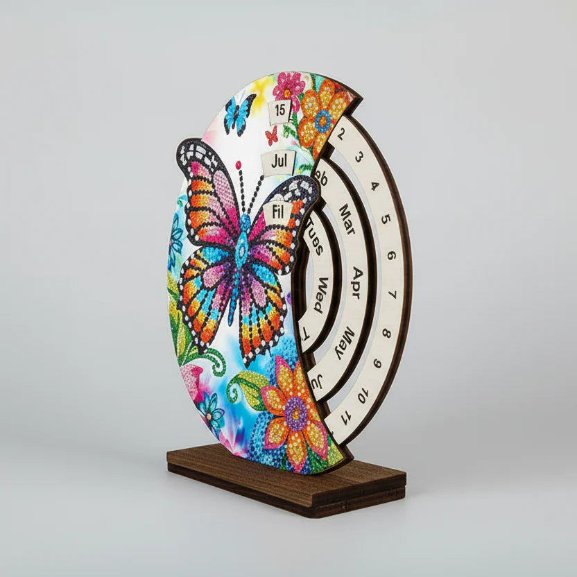 Colorful butterfly | Calendar | Diamond painting