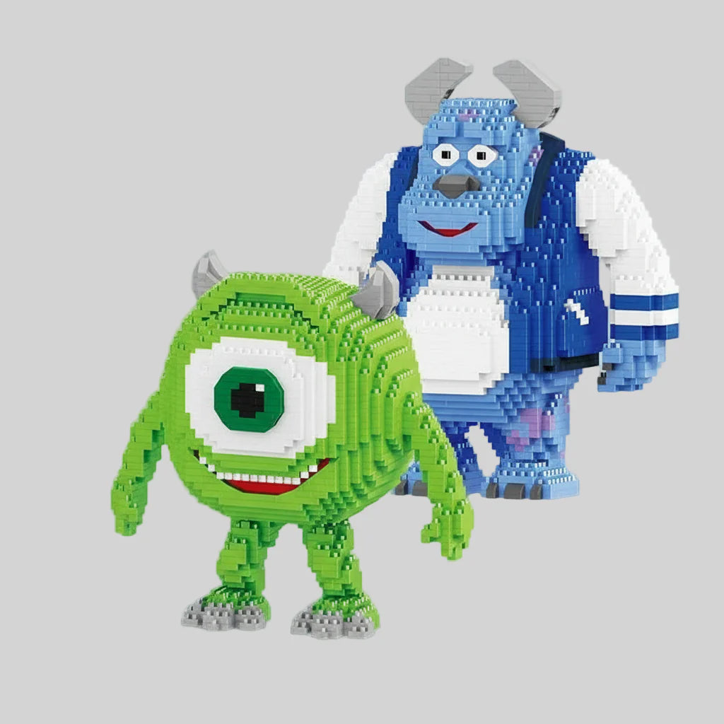 Green Monster with One Eye | Building Blocks