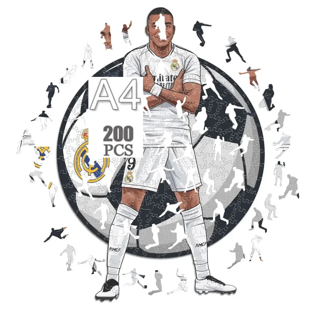 Kylian Mbappé | Wooden Puzzle