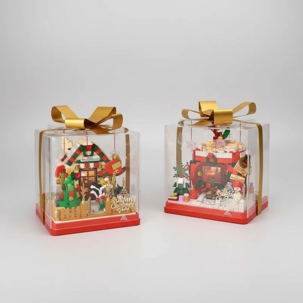 Christmas Apple in Gift Box | Building Blocks