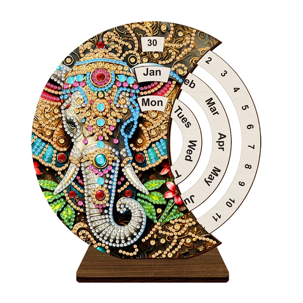 Elephant | Calendar | Diamond painting