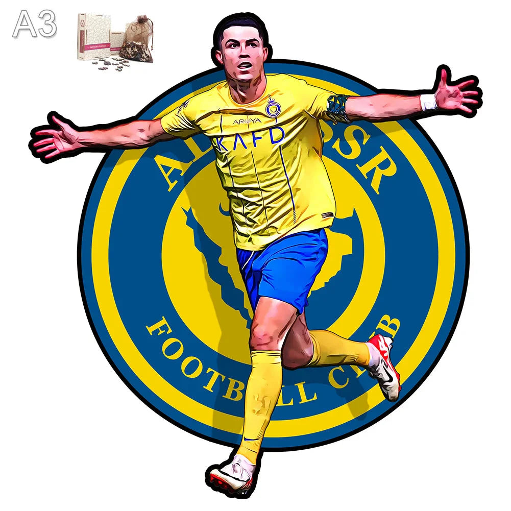 Ronaldo Al-Nassr | Wooden Puzzle