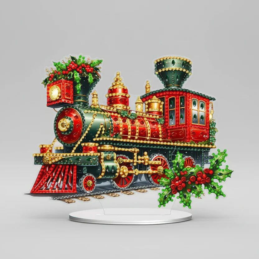 5D Christmas Train | Diamond Painting