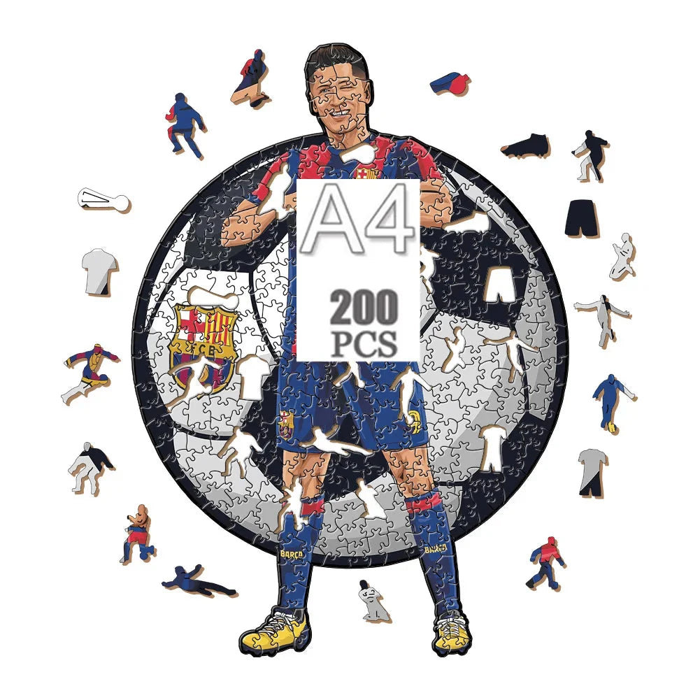 Robert Lewandowski | Wooden Puzzle