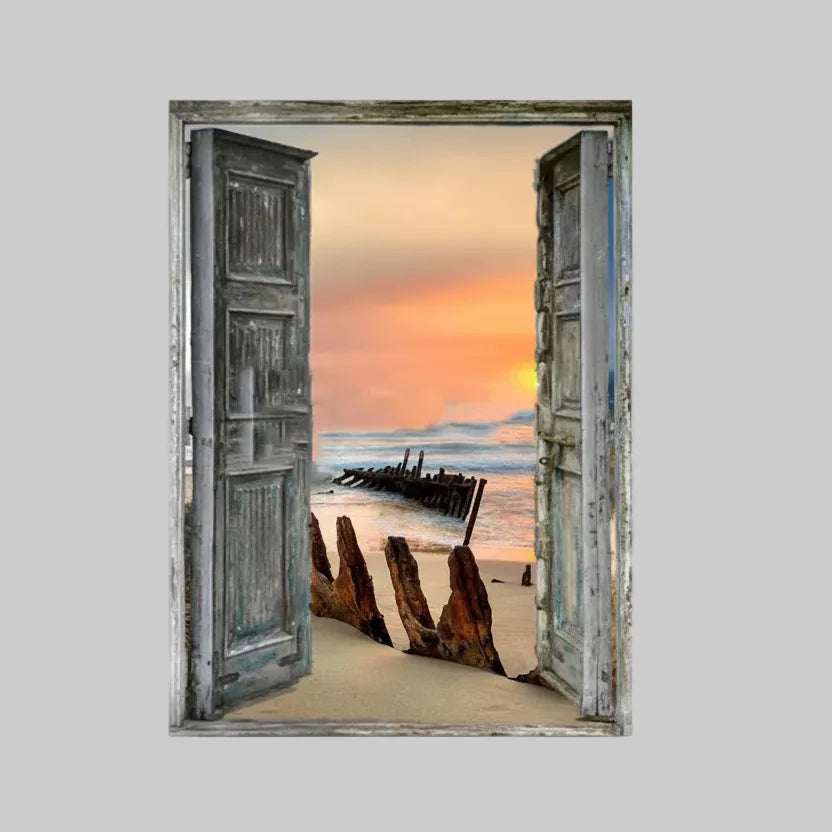 Sunset at the Pier | Diamond Painting