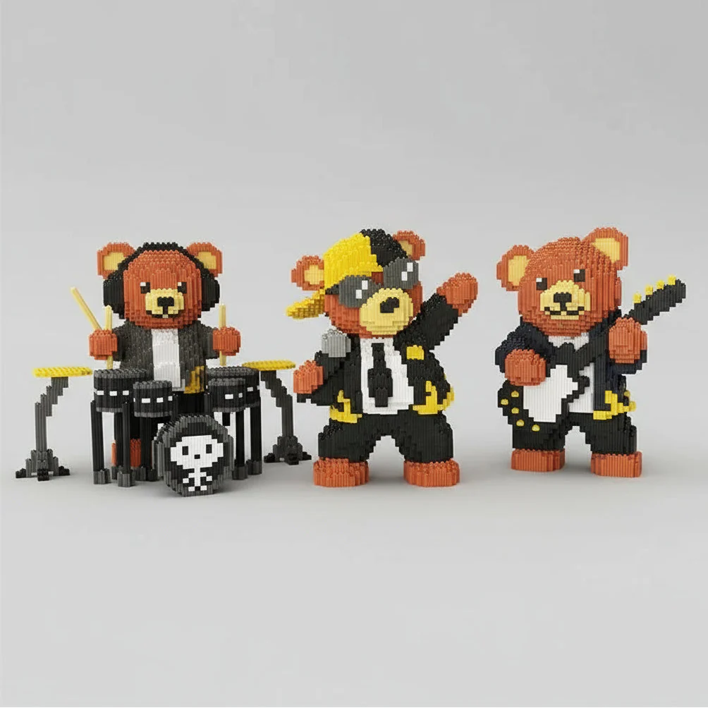 Teddy Bear Band | Building Bricks