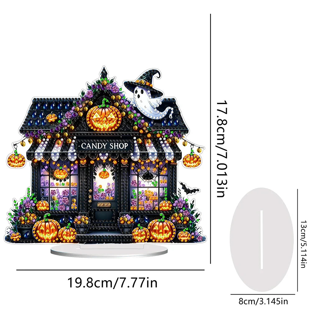 5D Halloween candy house | Diamond painting