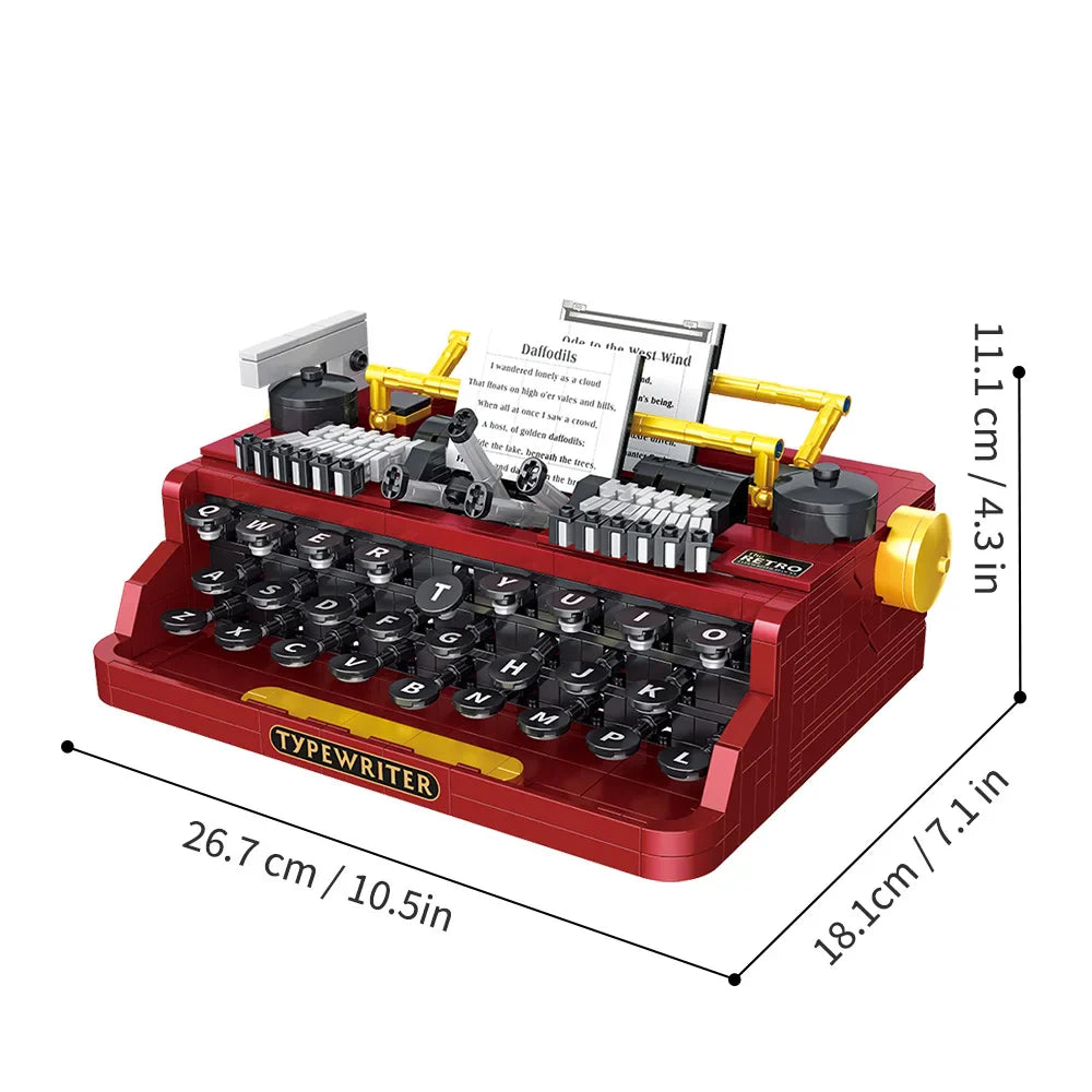 Vintage typewriter | Building blocks