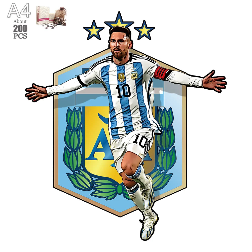 Messi Argentina | Wooden Puzzle