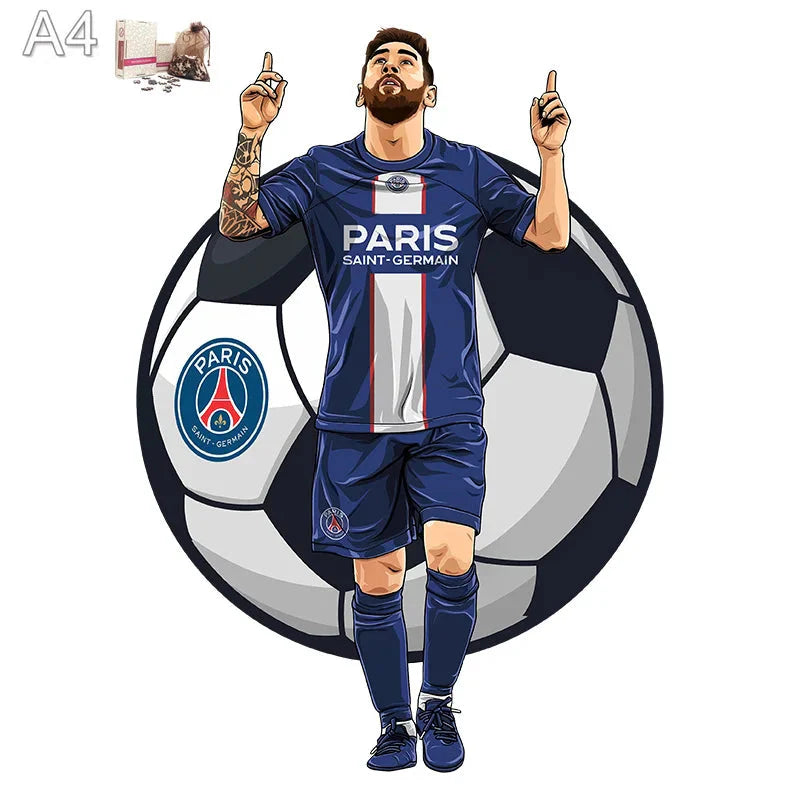 Messi PSG | Wooden Puzzle