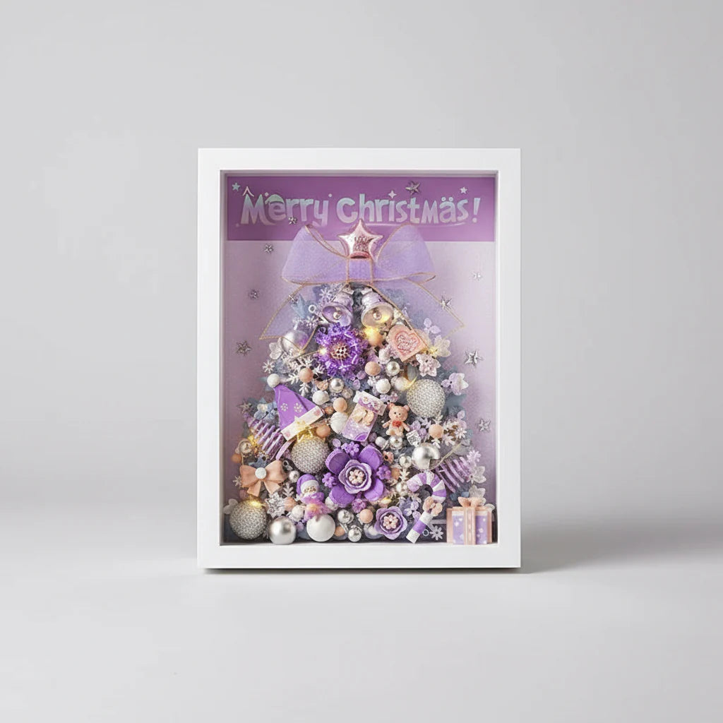 Christmas tree in a picture frame | Building Blocks