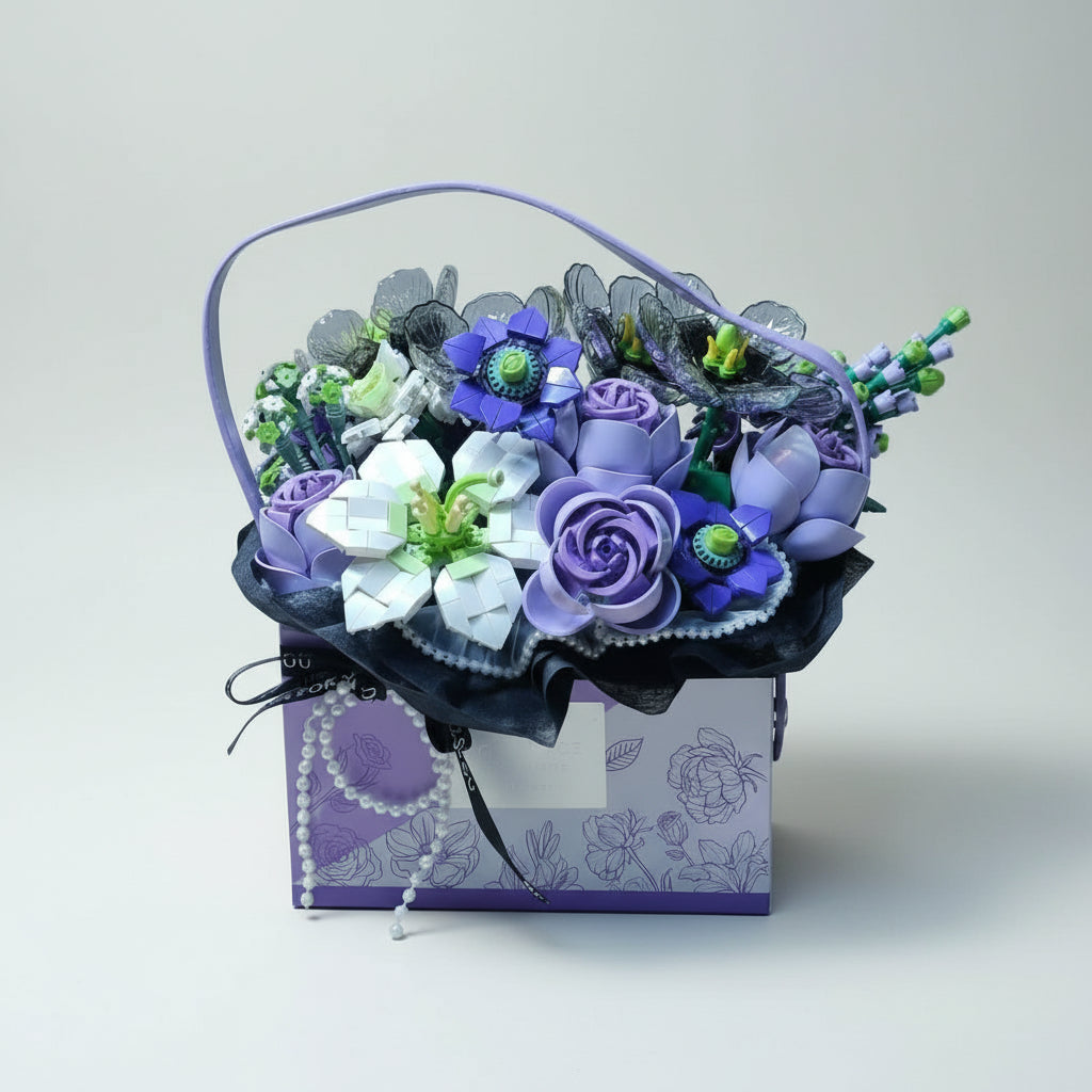 Purple Rose Basket | Building Blocks