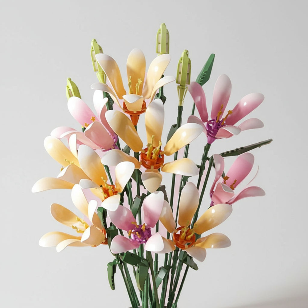 Colored lilies | Building blocks