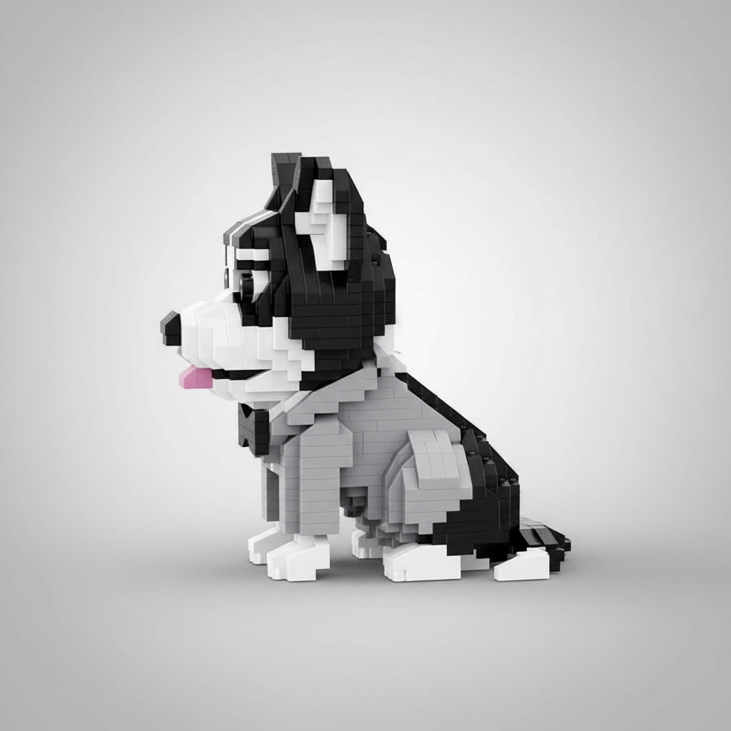 Cute Husky | Building Blocks