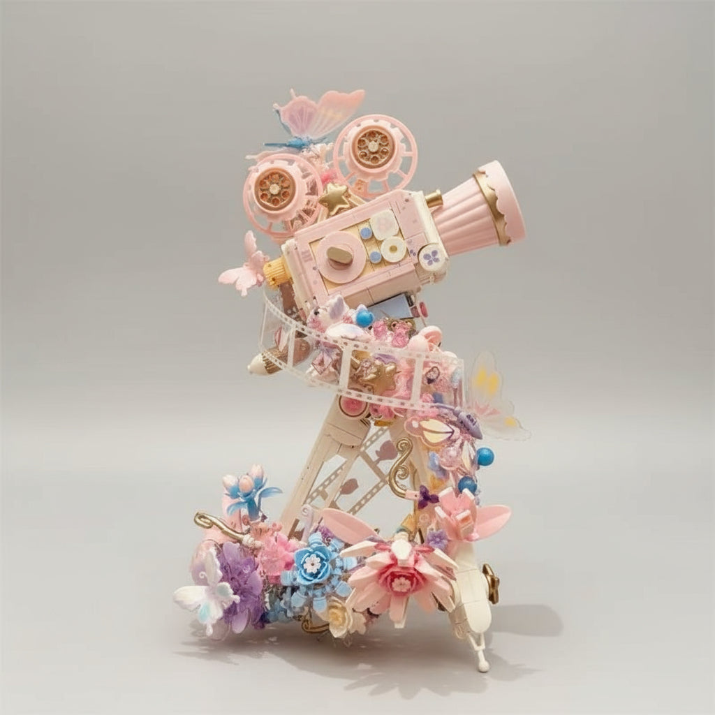 Pink film camera | Building blocks