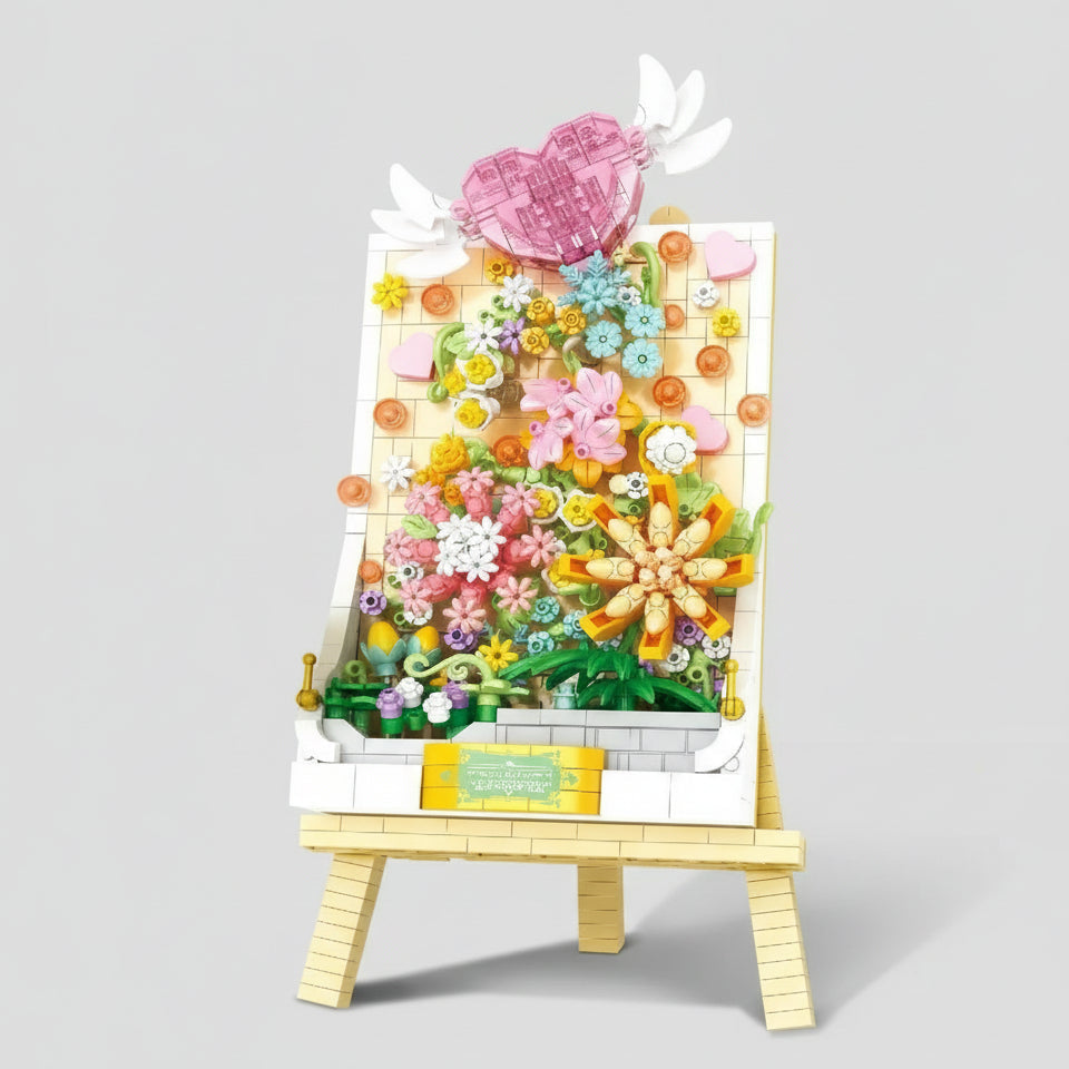 3D flower painting | Building blocks