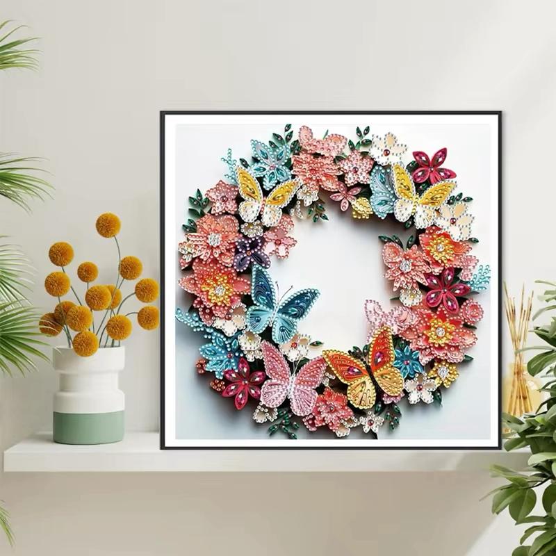 Flower Wreath | Diamond Painting